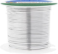 Mandala Crafts 16 Gauge Anodized Aluminum Craft Wire for Jewelry Making - 100 FT Colored Flexible Silver Tone Wire - Bendable for Bonsai Armature Crafting Sculpting