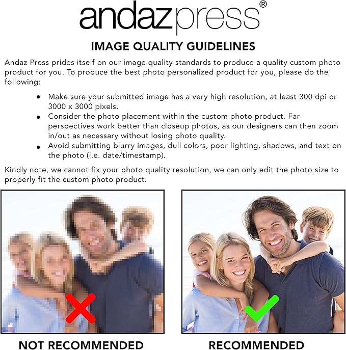 Andaz Press Bulk Photo Personalized Gift and Party Favors Collection, Standard Cupcake Wrappers, Custom Photo, 20-pack