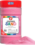Hygloss Colored Sand for Crafts – 1 lb Bottle, Pink – Vibrant Colorful Fine Sensory Play Sand Art Kits for Kids – Classroom Activities for Children 3 4 5 6 7 8 9 10 11 12 – Safe for Ages 3+