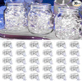 30 Pack LED Fairy Lights Battery Operated,3 Features Blinking Slowly Blinking & just on 7FT 20 LED Waterproof Mini Twinkle String Lights for Wedding Party Christmas Decorations,White