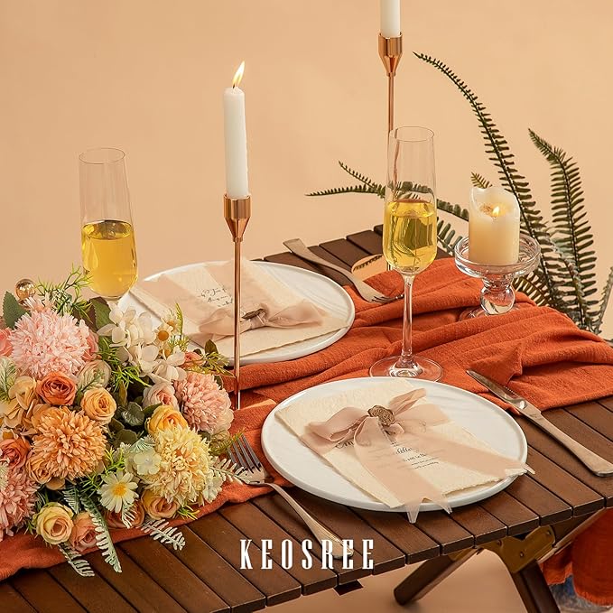 3 Rolls Nude & Cream White Handmade Chiffon Ribbon,1.5" x 21Yd Frayed Fringe Silk Ribbons (3 Rolls *7Yd) for Gifts Wrapping, Wedding Invitations, Bridal Bouquets, Decorations