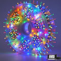 YEGUO 165ft 500 LED Christmas Lights Outdoor Waterproof, Clear Wire String Lights Indoor Plug in, 8 Modes Twinkle Tree Light Multicolor