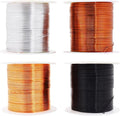 Mandala Crafts 22 Gauge Anodized Aluminum Craft Wire for Jewelry Making - 400 FT Colored Flexible Neutral Wire - Bendable for Bonsai Armature Crafting Sculpting