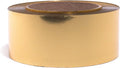 Gold Metallic Streamer, 2 Inches Wide x 500 Feet Long