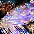 30 Pieces Light up Wedding Wands with Ribbons & Bells –LED Silk Wedd Fairy Wands Streamers with Warm White & Colorful Lights for Wedding Send Off Ideas, Parties, and Celebrations