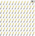 FLSNT 96 Pack Dimmable LED Candelabra Bulbs, 40W Equivalent LED Chandelier Light Bulbs, E12 Base, 5000K Daylight UL,CA65 Listed.