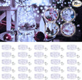 20 Pack Fairy Lights Battery Operated - 7ft 20 Led Twinkle Lights 3 Modes, Bulk Mini String Lights Waterproof for Mason Jars Vases DIY Party Wedding Decoration Christmas -Cold White