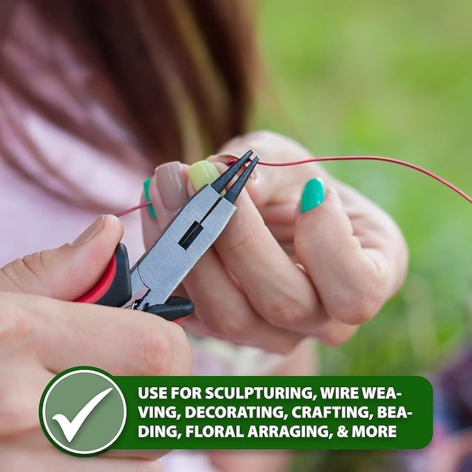 Mandala Crafts 16 Gauge Anodized Aluminum Craft Wire for Jewelry Making - 100 FT Colored Flexible Pink Wire - Bendable for Bonsai Armature Crafting Sculpting