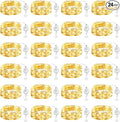 Brightown 24 Pack LED Fairy Lights Battery Operated String Lights, 7ft 20LED Waterproof Silver Wire String Lights, Firefly Starry Moon Lights for Mason Jars DIY Christmas Wedding Party Bedroom