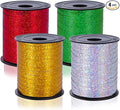 Lainrrew 1000 Yard Metallic Curling Ribbon Balloon String - 4 Pack, Gift Wrap, Christmas, Valentine's Day, Party Decoration