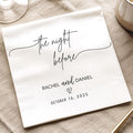 Luxury Personalized Rehearsal Dinner Napkins, Custom Rehearsal Dinner Decor, Bachelorette Napkins, Custom Cocktail Napkin, Beverage Luncheon Cocktail Napkin For Reception, Bridal Shower