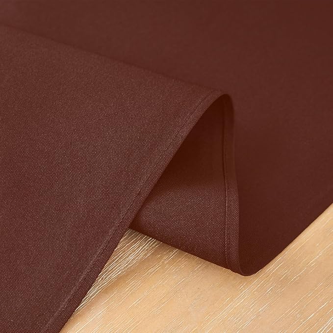 2 Pack Chocolate Table Runner 12 x 60 Inch Solid Color Farmhouse Runners Coffee Table Dresser for Daily Party Home Decoration