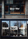 Custom Vinyl Sign Lettering - Personalized Text Decal Sticker - Letter Numbers