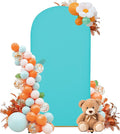 Wedding Arch Cover 6FT Arch Backdrop Cover Spandex Fitted Arch Cover for Round Top Chiara Backdrop Stand Covers for Wedding Birthday Party Baby Shower Banquet Ceremony Decoration