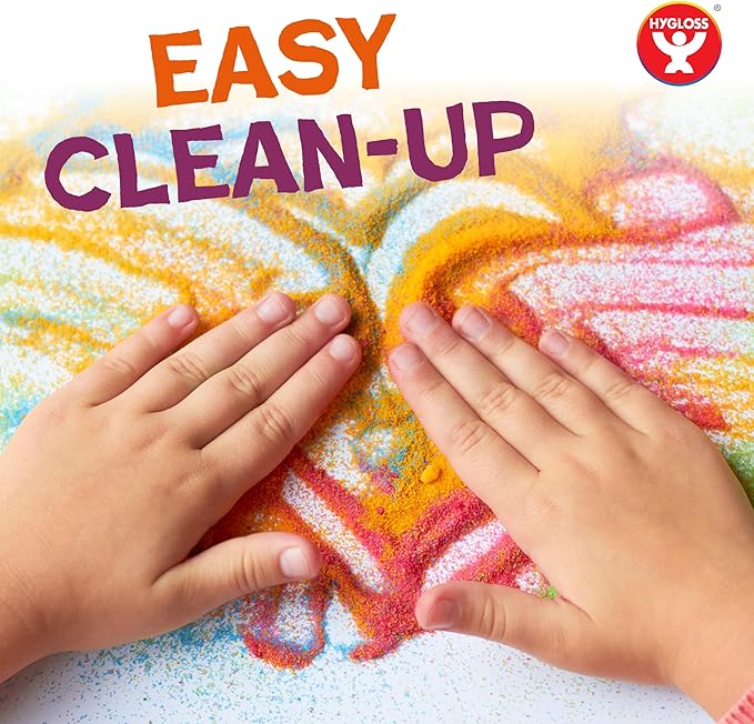 Hygloss Colored Sand for Crafts – 1 lb Bottle, Light Blue – Vibrant Colorful Fine Sensory Play Sand Art Kits for Kids – Classroom Activities for Children 3 4 5 6 7 8 9 10 11 12 – Safe for Ages 3+