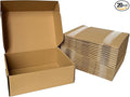 12x9x4 Small Shipping Boxes Set of 20 Brown Corrugated Cardboard Mailer Boxes for Packaging Small Business Craft Gifts Giving Products