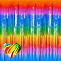 4 Pack Dark Rainbow Fringe Curtain Backdrop, 3.2Ft x 6.6Ft Metallic Tinsel Foil Fringe Streamers Background for Photo Booth Birthday Wedding Baby Shower Carnival Easter Mother’s Day Party Decorations