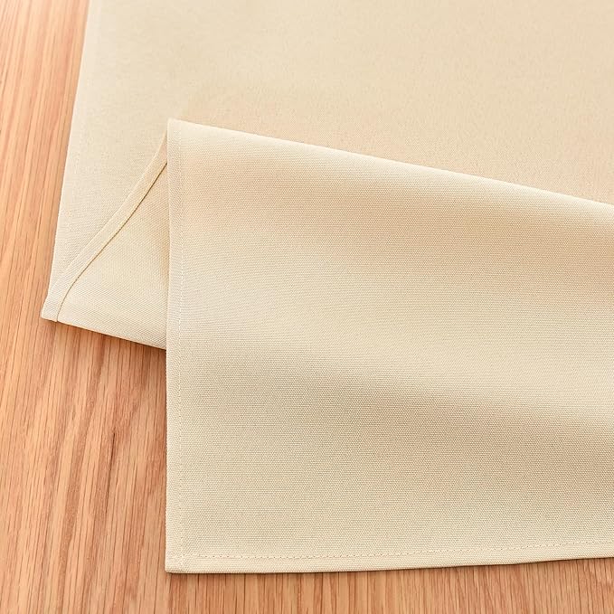 Farmhouse Beige Table Runner Dining Table Runners 60 Inches Long Coffee Table Runner for Dresser Living Room Bedroom Holiday Party Banquet 12X60 Inch