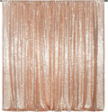 Poise3EHome Sequin Backdrop Curtain, 10Ft x 10Ft Rose Gold Glitter Photography Background Curtains, Sequence Xmas Thanksgiving Backdrop Drapes Decor