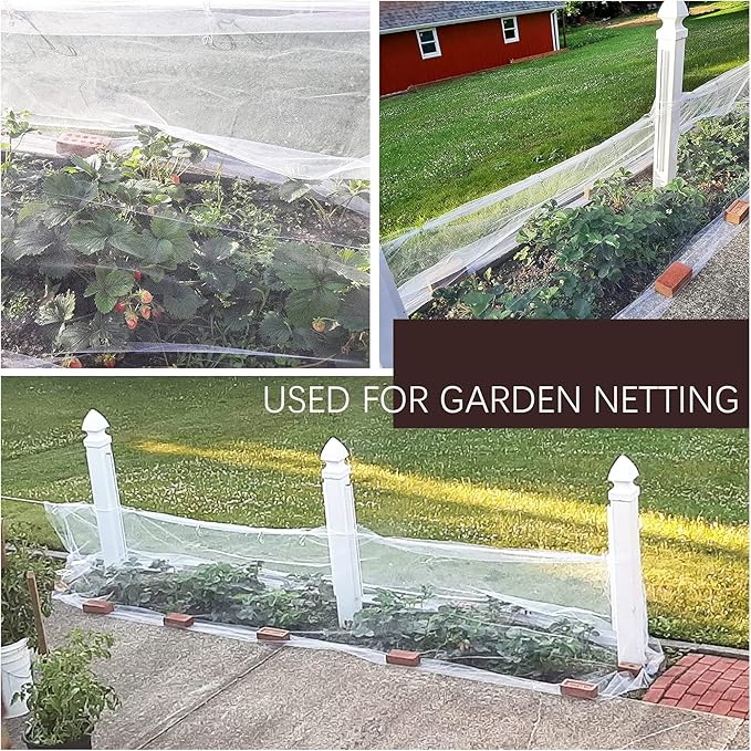 54" by 20 Yards Ivory Tulle Fabric Rolls - Tutu Spool Bolt for DIY Wedding Decoration, Baby Shower Tutu Skirt, Gift Wrapping - Large Matte Tulle, Roll Packaging