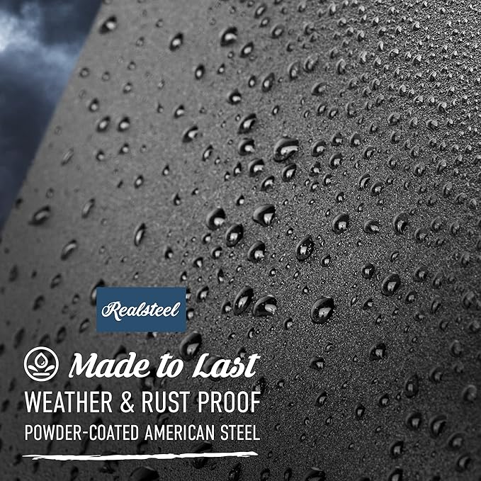 RealSteel Personalized Farm Sign - Custom Design Metal Family Name Sign - Weather & Rust Resistant - Rustic Charm - Choose Your Design - Home Decor - Outdoor Customized Sign for Ranch House