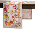 Maison d' Hermine Table Runner 100% Cotton Single Layer Table Runners 36 inches Long for Thanksgiving Christmas Decorations Home Kitchen Dining Party Wedding (Amarante, 14.5" x 36")