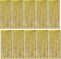 Gold Backdrop Birthday Decorations Foil Curtain Backdrop Gold Streamers Dance Party Decorations Photo Booth Props for Bachelorette Decorations Christmas Halloween New Years Eve Party Supplies